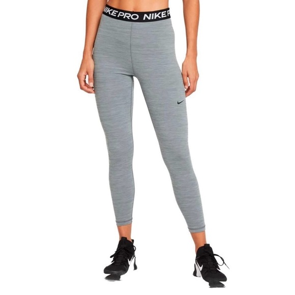 Nike Pro Gray Leggings - Picture 1 of 5